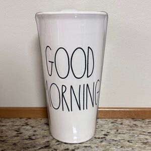 Rae Dunn Good Morning Tumbler/ Travel Mug